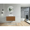 thumbnail image 3 of Simon 36″ Wall Mount Vanity With a Porcelain Vessel Sink, 3 of 8