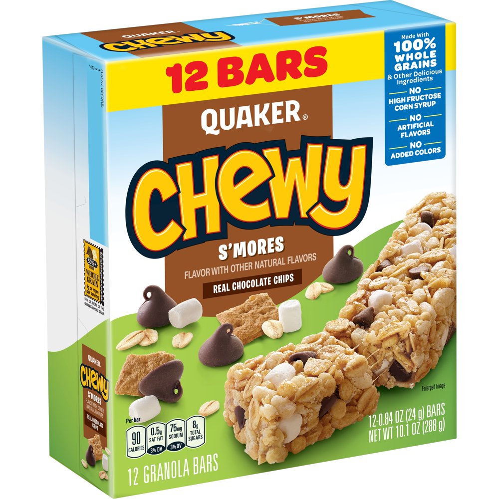 Quaker Chewy Granola Bars, S'mores (12 Pack)