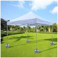 thumbnail image 3 of 2 Pcs Sacs de Sable en Tissu Oxford Sacs de Sable pour Gazebo Sac de Sable en Tissu Oxford Base de Parasol Sacs de Poids Fournitures Extérieures, Gris, 3 of 9