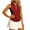 Red, variant on Fshinging Women's Sleeveless Golf Polo Shirt Elegant Polka Dot Zip Up Tennis Top Purple M