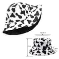 thumbnail image 5 of Malaxlx Sombrero unisex para playa, sombrero de sol, sombrero de pesca estético para hombres, mujeres, adolescentes, reversible de doble cara, 5 of 5