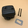 thumbnail image 4 of Exhaust muffler with gasket kit compatible with 340 345 346 346XP 350 351 353 high quality chainsaw accessories, 4 of 5