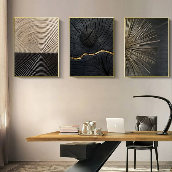 Set of 3 design posters wall pictures, wall art pictures posters, home print pictures art poster decoration frameless, for living room without frame