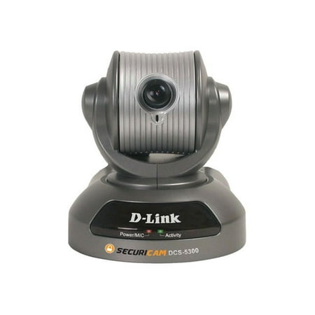 D-Link DCS 5300 - Network surveillance camera - PTZ - color - 320 x 240 - motorized - audio - LAN 10/100 - MPEG-4