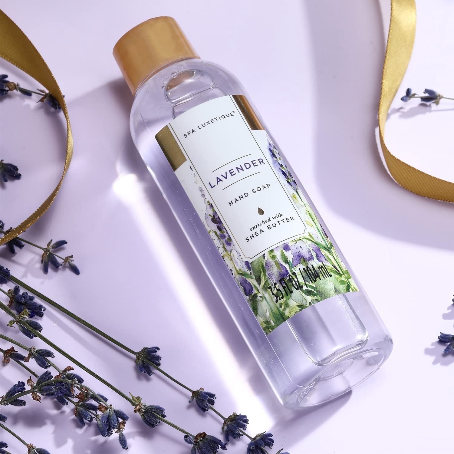 Spa Luxetique Bath Gift Sets for Women Lavender Self Body Care Baskets - 10 Pcs Home Spa Relaxing Birthday Gifts for Her with Tote Bag
