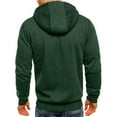 thumbnail image 5 of POINTERTECK Mens Hooded Sweater Coat With Solid Color Zipper Pocket In Autumn And Winter, 5 of 5