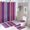 style-1, variant on 3D Abstract Lines 4PCS Shower Curtain Sets with Rugs with Non-Slip Bath Mat Toilet Rug,72" X 72"