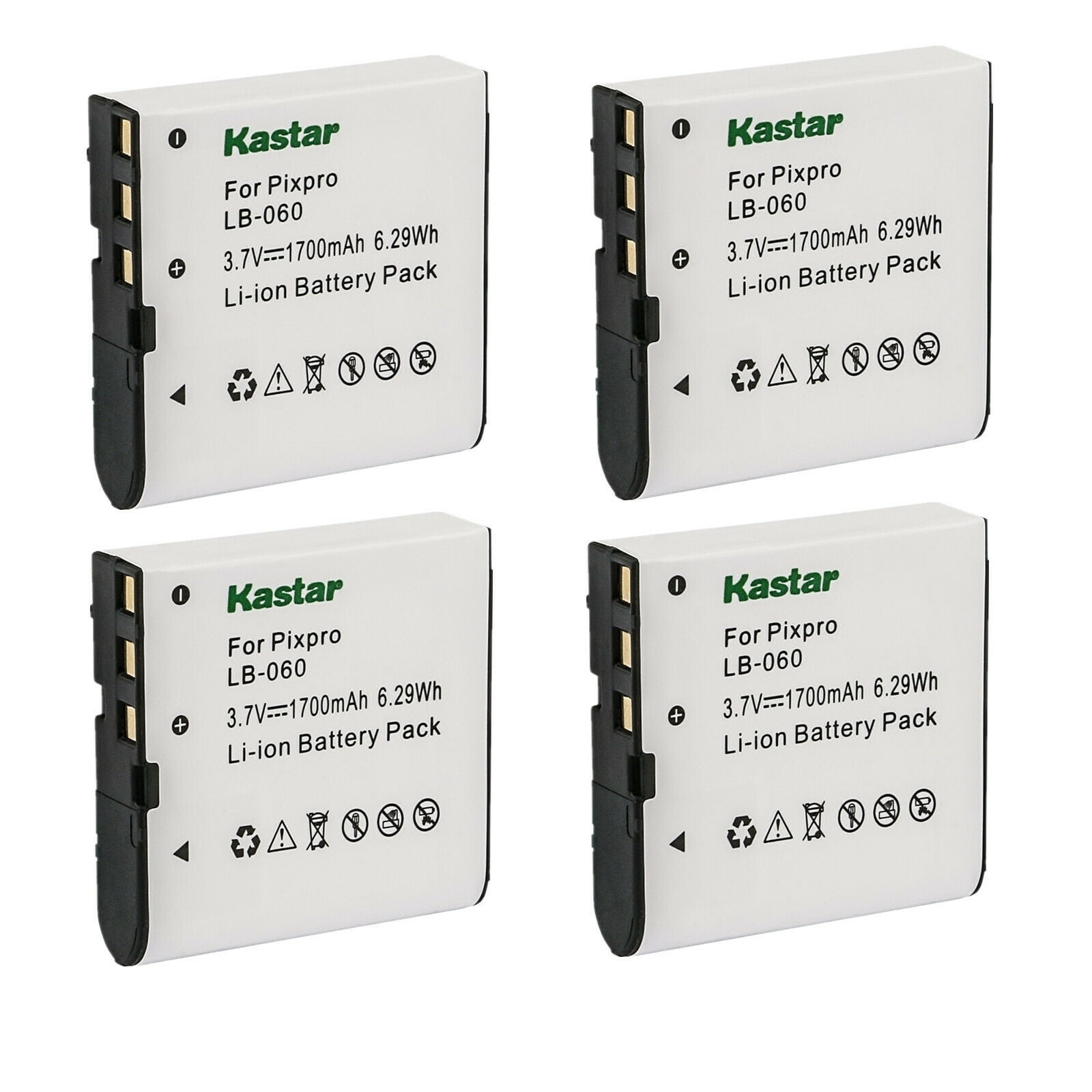 Kastar 1-Pack Battery Replacement for Kodak LB-060 LB060 Battery, Kodak Pixpro AZ522, Pixpro AZ525, Pixpro AZ526, Pixpro AZ527, Pixpro AZ528 Camera, M