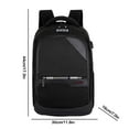 thumbnail image 3 of Tgbvmt Large Capacity Student Backpack 20 Inch Flax Material USB Charging Breathable Padded Straps Multi-pocket for Hiking Travel Office Laptop Books Clothing Fashionable Wear-resistant Shoulder Bag, 3 of 9