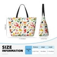 thumbnail image 4 of Fotbe Crabs Shrimps Bolsa de Viaje para Playa - Resistente al Agua, Bolsa Tote de Gran Capacidad y Ligera con 7 Bolsillos para Mujeres y Hombres, 4 of 7