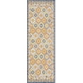 thumbnail image 2 of Bliss Rugs Geometric Indoor Outdoor Rug Reversible Runner Rug for Patio, Hallway, Entryway, Deck, Multi-Color ,2' x 8', 2 of 10
