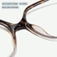 thumbnail image 3 of Gafas de bloqueo de luz azul miyya de gran tamaño para mujer, 3 of 6
