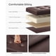 thumbnail image 3 of Taburete pequeño plegable Storage Ottoman SONGMICS, con reposapiés, color marrón, 3 of 6
