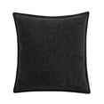 thumbnail image 2 of (2 pack) Mainstays 22" x 22" Black Chenille Flange Decorative Pillow, 2 of 6