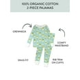 thumbnail image 2 of Honest Baby Clothing Organic Cotton Boy/Girl 2-Piece Long Sleeve Pajama Set, 18M to 5T, 2 of 7