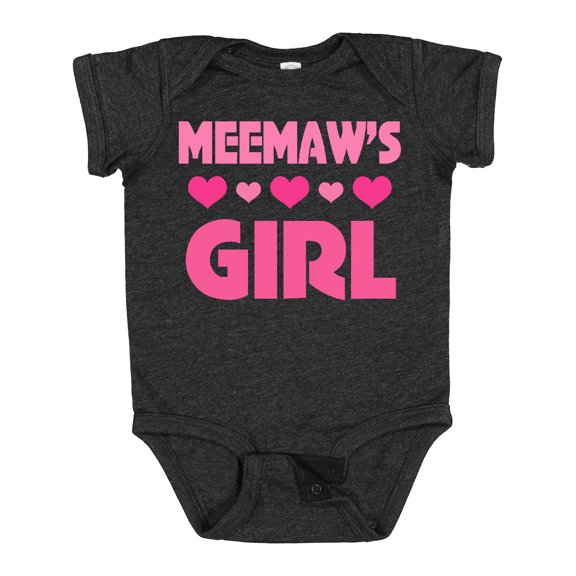 Inktastic Meemaw Girl Granddaughter Girls Baby Bodysuit