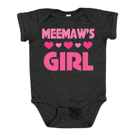 

Inktastic Meemaw Girl Granddaughter Gift Baby Girl Bodysuit