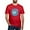 Red, variant on CafePress - Clausometer Men's Fitted T Shirt (Dark) - Men's Fitted T-Shirt