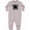 AC-Heather Grey, variant on Class of 2043 Graduation Baby Fleece Romper