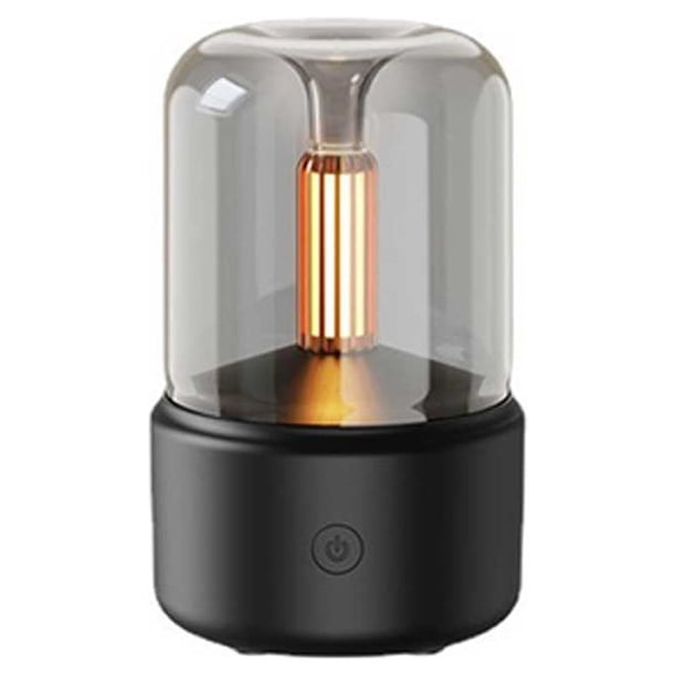 Naiovety Humidificador de aire de 120ml, difusor de Aroma eléctrico, apagado automático, portátil, para coche, oficina, sala de estar, Humidificadores Negro