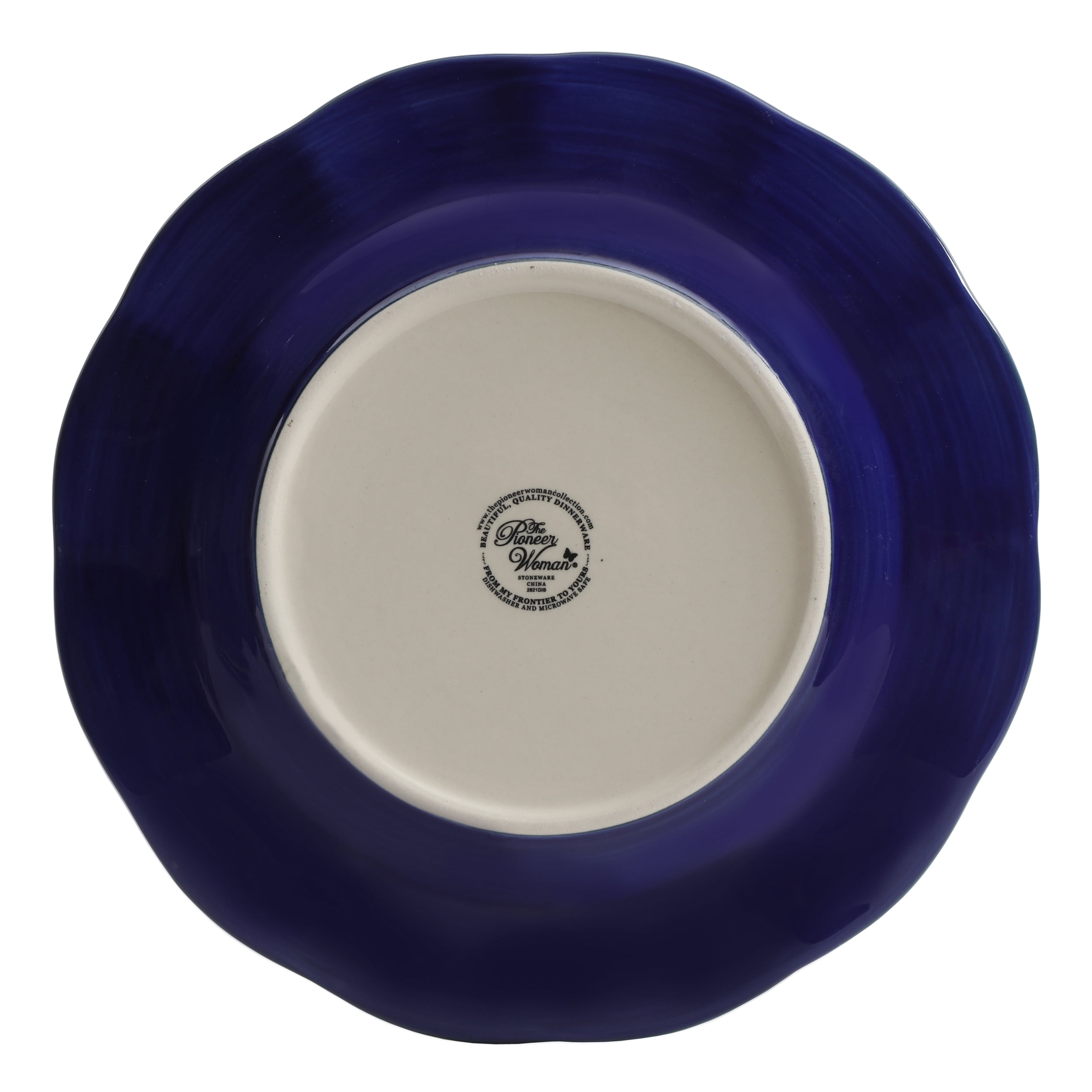The Pioneer Woman Celia Salad Plate, Blue, Set of 4