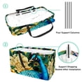 thumbnail image 4 of Peacock Large Foldable Beach Bag | Oxford Cloth Beach Bag, Laundry Organizer, and Decorative Box, 4 of 7