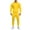 43# Yellow, variant on Men's 2 Piece Tracksuit Casual Sweatsuit Hoodie Sweatpant Outfit Dark Blue S