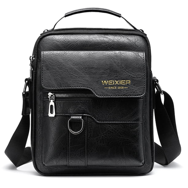 Bolso de hombro de piel sintética para hombre, bolso de hombro con bolsillo lateral, bolso de hombro vintage, bolso para teléfono móvil, bolso de mensajero, bolso de hombro para hombre,