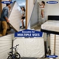 thumbnail image 5 of AGALI Heavy Duty Mattress Bag for Moving & Storage Full Size, 5 Mil Extra Thick, Fully Sealable Mattress Cover with Overlap Flap, Fits Mattress Up to 14" Thick, 5 of 7