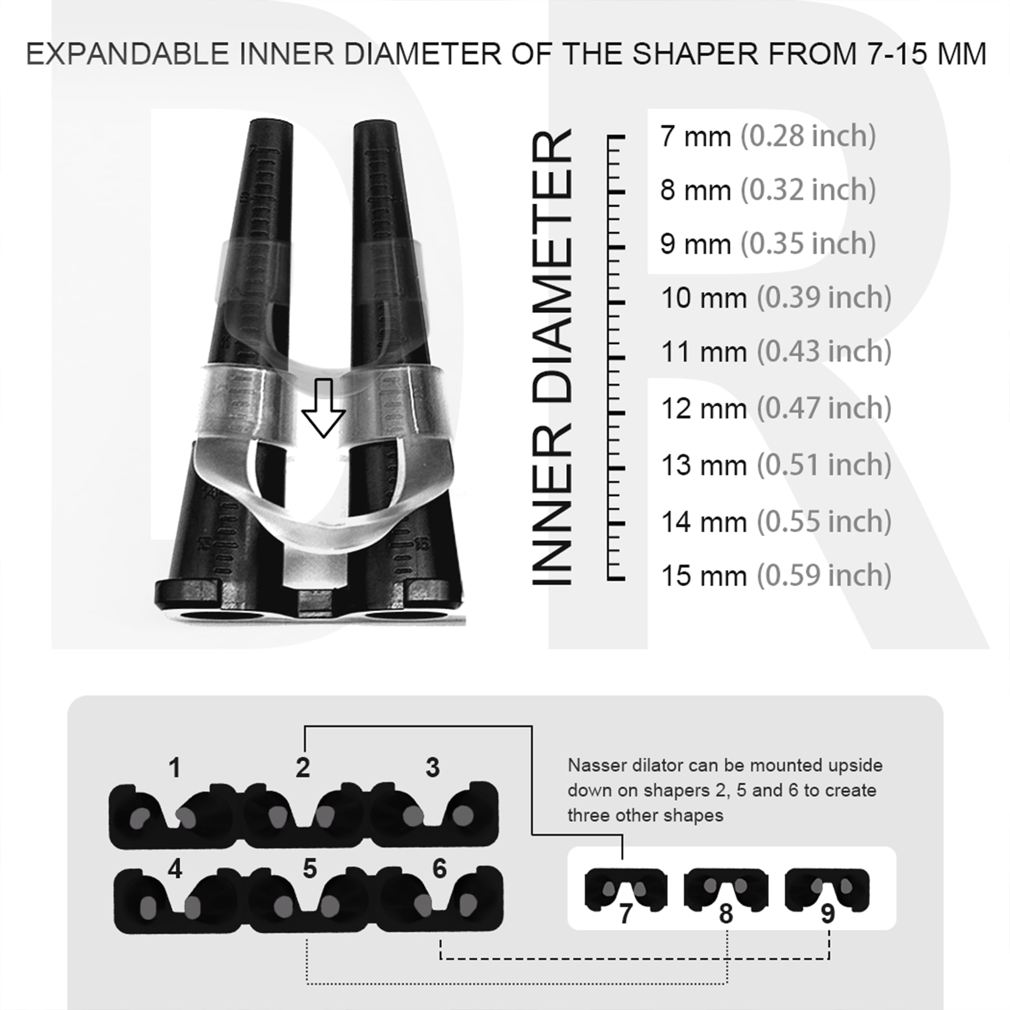 KOHEEL DR Anti Snoring Device Nose Vents，Stop Snoring Soft Silicone Nose Vents，Snoring Solutions to Improve Nighttime Sleep，6 Count, Various Sizes