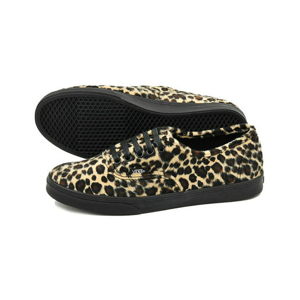 jurk binnen glas Vans Unisex Authentic Lo Pro Furry Leopard Sneakers - Walmart.com