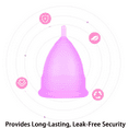thumbnail image 7 of ICERUN 2Pcs Menstrual Cups,Super Soft Menstrual Cup,Safe Feminine Care,Pink, 7 of 7