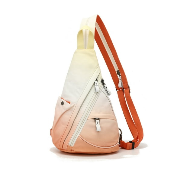 KL928 Canvas Sling Bag for Women Sling Backpack Crossbody Shoulder Bag for Men Small Backpack
