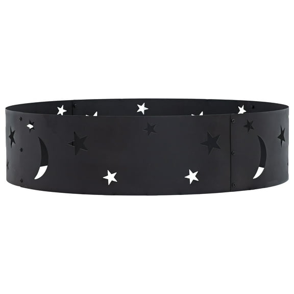 Sunnydaze Big Sky 36" Round Steel Die-Cut Fire Pit Ring