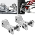 thumbnail image 2 of HUGFEGWE ATV Front Lowering Kit, 2PCS 3.5in Drop Aluminum Alloy Adjustable ATV Front Lowering Kit Replacement for Raptor 660 660R YFM660R 2001\u20112005(Silver) CJB91-35038, 2 of 9