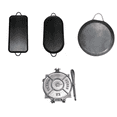 thumbnail image 1 of Kit Tortillas 3 Comales Diferentes Medidas + Maquina Manual Hecho en Mexico Artesanal, 1 of 2