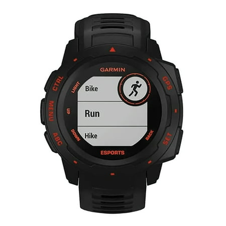 Garmin - Instinct Esports GPS Smartwatch 22mm Fiber Reinforced Polymer - Black