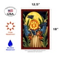 thumbnail image 2 of Toland Home Garden Scare Crow Fall Halloween Flag Double Sided 12x18 Inch, 2 of 5