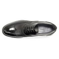 thumbnail image 3 of Elegante Men's Imola Perforated Leather Oxford Shoes, Roviano Vernice Nero,11 M US, 3 of 5