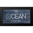 thumbnail image 2 of CAD Designs 14x9 Black Modern Framed Museum Art Print Titled - Ocean Calling, 2 of 5