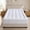 White, variant on Premium Quilted 1000GSM Luxury Extra Thick Mattress Topper, Breathable Fluffy Pillow Top Mattress Pad, Deep Pocket Bed Cover Fits 8-21 Inch Mattresses
