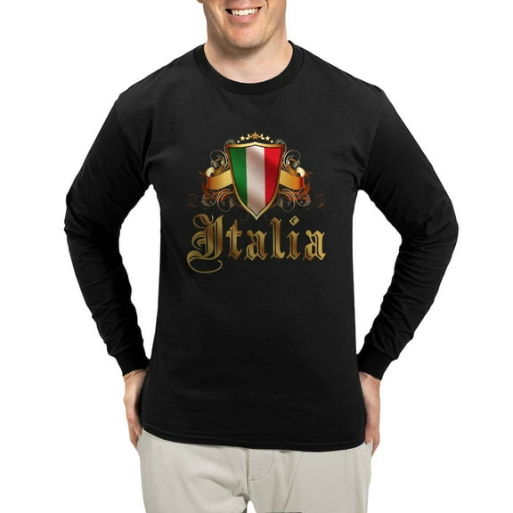 CafePress - Italian Pride Long Sleeve Dark T Shirt - Long Sleeve Dark T-Shirt