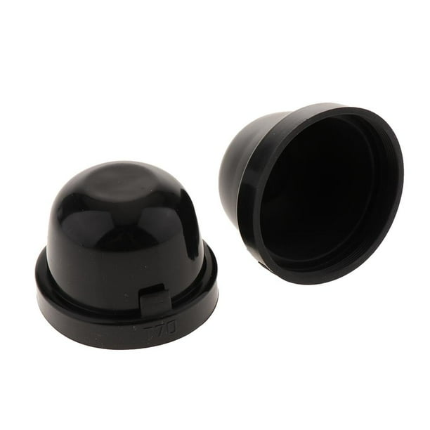 (2) 70mm Rubber Housing Seal Caps For Headlight Install Xenon Headlight