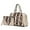 Beige, variant on Addison Snake Embossed Vegan Leather Womens Tote Bag with matching Wristlet - 2 pieces by Mia K