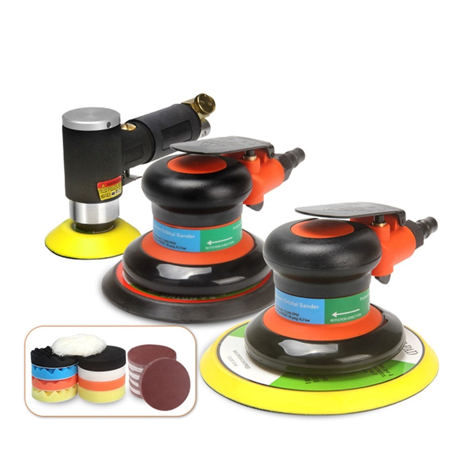 Polishing/Grinding Machine ,5MM Eccentric Machine,125/150MM Orbital Grinder/Sander,Sandpaper Polishing Wheels Kit ,Low Vibration