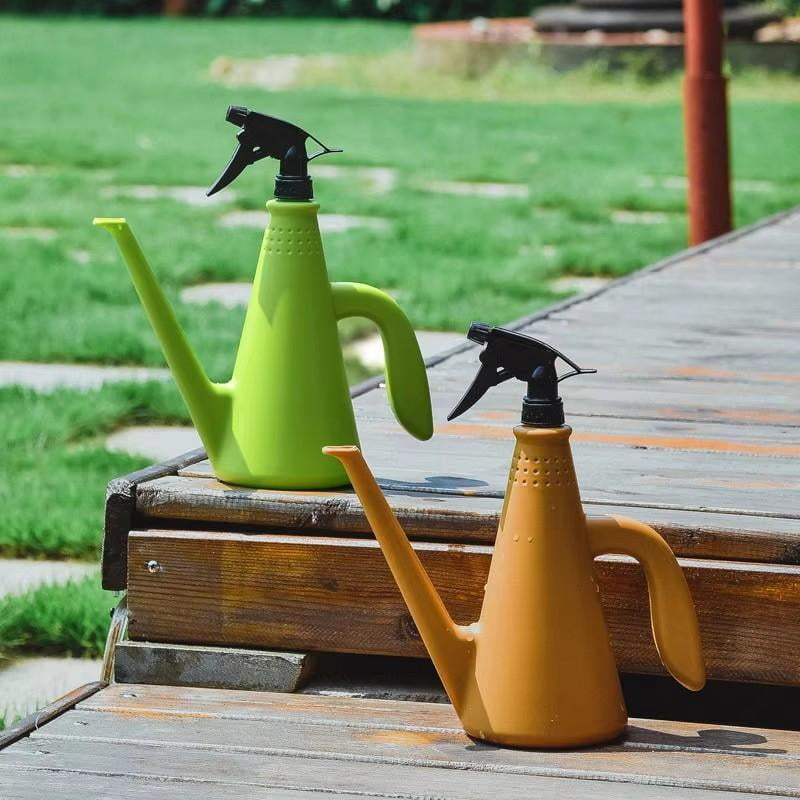 Watering Can, 11.51 x 10.72 in, Dual-Use Shower & Stream Spout, Ergonomic Handle for Indoor Plants and Garden Beds