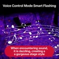 thumbnail image 4 of Car Interior Ambient Light,LED Car Strip Light,Remote Control Lighting Kit,Dashboard Door Footwell Lighting,USB Rechargeable Car Light,Multi-Color Car Lights,Auto Interior Decor,Mood Lighting, 4 of 6