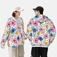 thumbnail image 6 of Haiem Rose Flowers UPF 50+ Fishing Shirts for Men Long Sleeve UV Sun Protection Hoodie Non-Mask Outdoor Hiking Shirts, 6 of 9