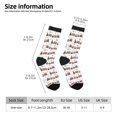 thumbnail image 2 of Honeii Christmas Train Print Adult Socks,Crew Socks,Casual Calf Socks,Daily Wear Socks for Men & Women, Perfect for Sports, Casual and Everyday Use, 2 of 6