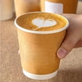 thumbnail image 5 of Disposable Paper Cups With Lids 8 Oz (280Ml), Insulated Corrugated Double Wall Takeaway Cups, 50 Count Pack For Hot & Cold Beverages, 5 of 5